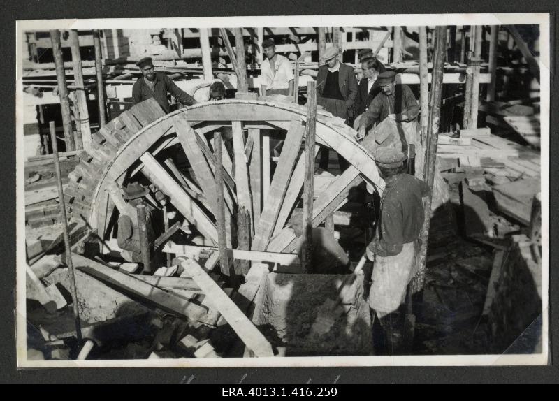 Construction of the Kehra Cellulose Factory Factory