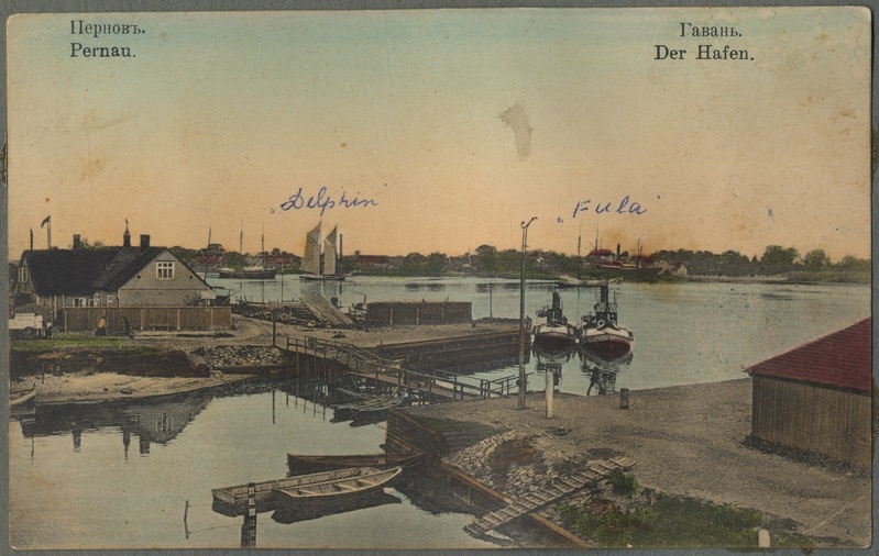 Postcard: Port of Pärnu