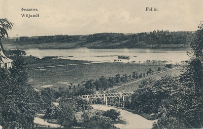 trükipostkaart Vaade Trepimäelt järvele  duplicate photo