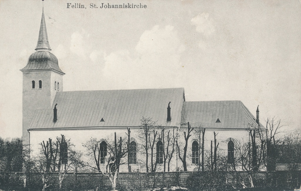 trükipostkaart, Viljandi, Jaani kirik