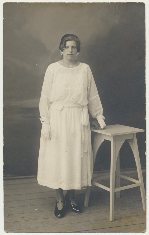 foto, Liina Tamson (Soo) leeripilt u 1925