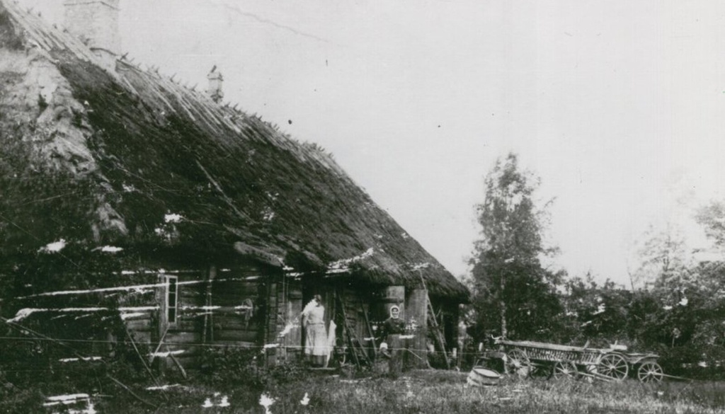 Martin Preimanni foto kodutalu Kaarli-Hansu talu eesõuest (koopia M.Uustalu fotokogust)