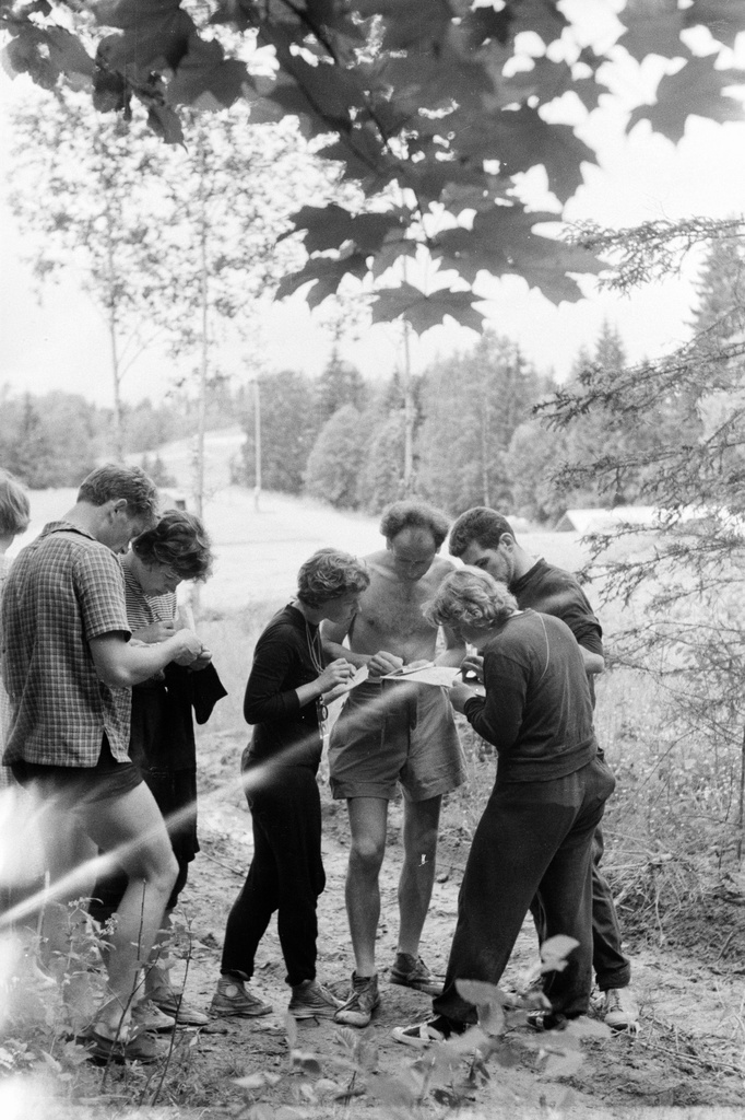 Finland. Compass. June 16, 61. Orientation Camp Käärikul