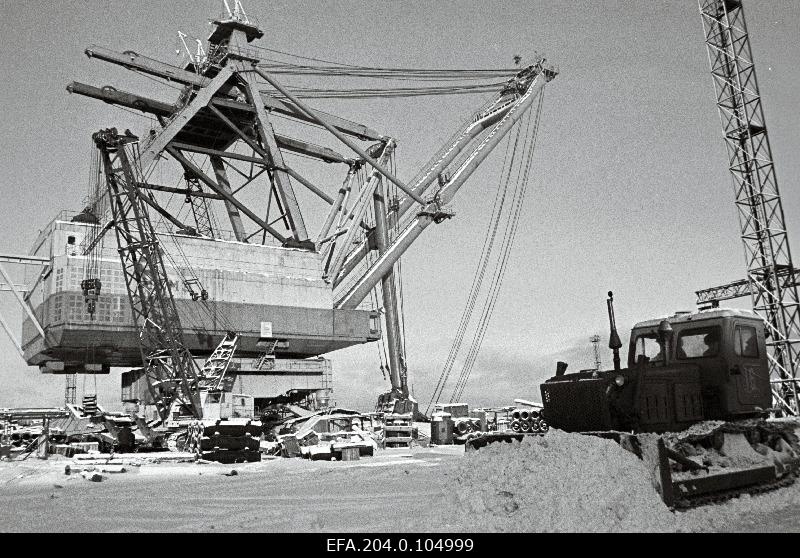 New excavator of the October career of the production unit "Estonian Põlevkivi".