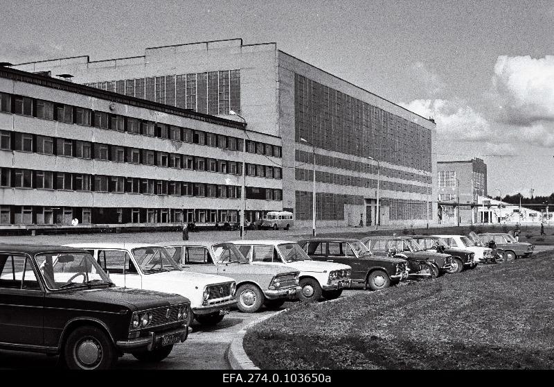 View of the enrichment factory of the mine "Estonia".
