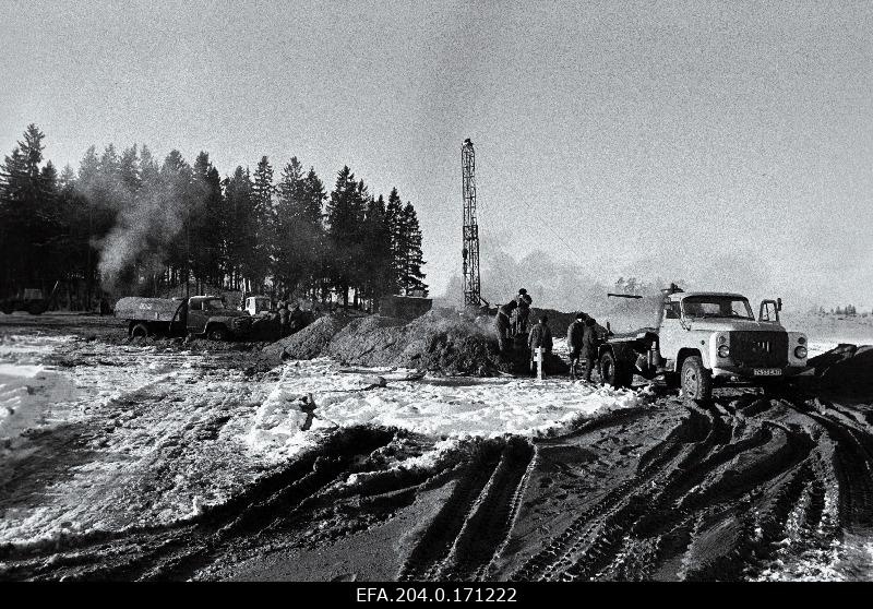 Elimination of fire traces that broke out in the Estonian Mine.