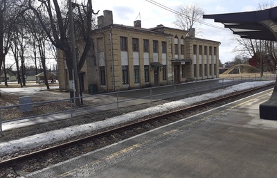 Põlva Railway Station rephoto