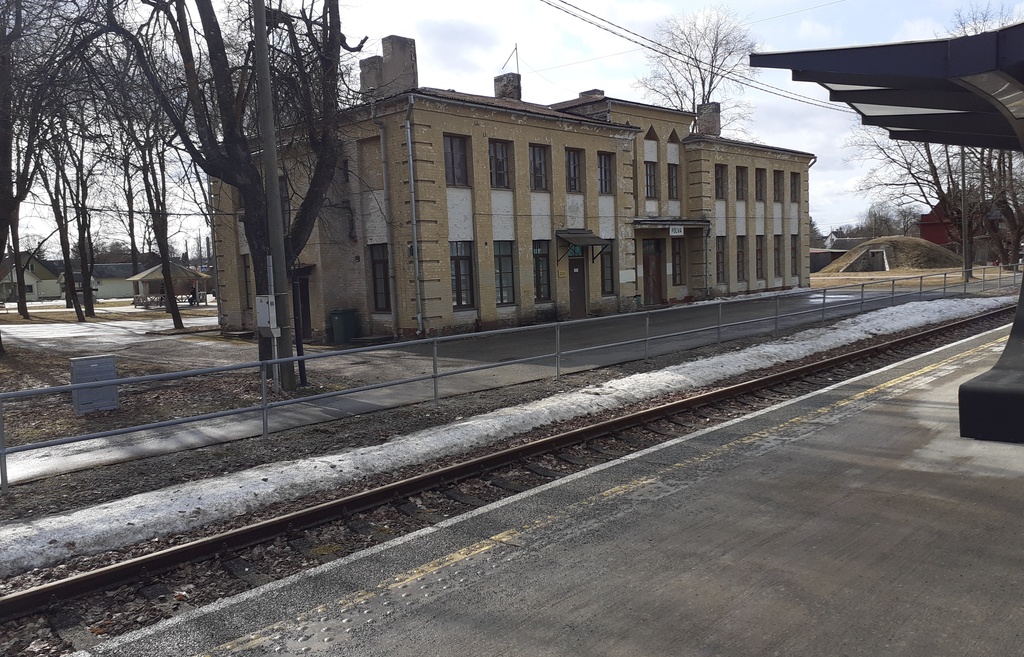 Põlva Railway Station rephoto