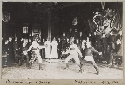 Paukimine korp! Curonia konvendihoones 1908. aastal  duplicate photo