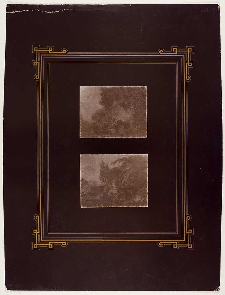 Kaks fotot erinevatest maastikumaalist (arvatavasti 17. saj. Madalmaade koolkond)