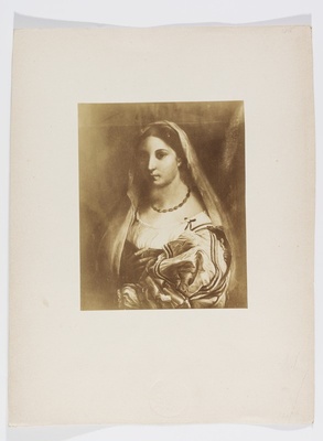 Naine looriga (La donna velata). Foto Raffaeli maalist  duplicate photo