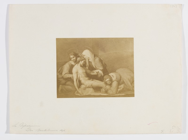 Pieta. Foto Fra Bartolomeo maalist