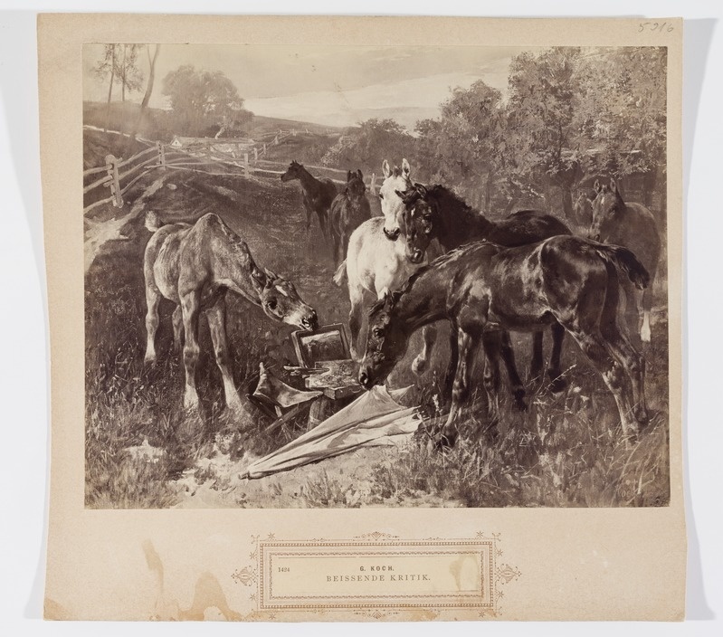 Terav kriitika (Beissende kritik). Foto Georg Karl Kochi maalist