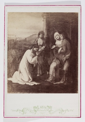 Kristus lahkub Maarja juurest koos Laatsaruse õdede Maarja ja Martaga. Foto Correggio maalist  duplicate photo