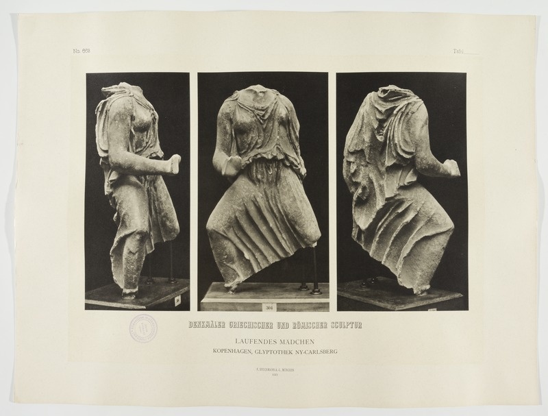 Jooksev tütarlaps. Skulptuur Ny-Carlsbergi glüptoteegis Kopenhaagenis