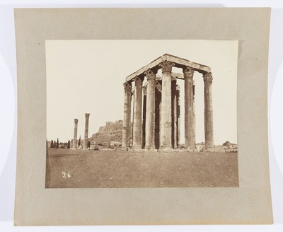 Zeusi templi varemed Ateenas, taamal akropol  duplicate photo