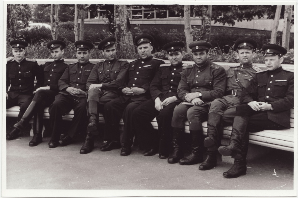 Kõrgem tuletõrjetehniline kursus Moskvas: kursuste 4. grupi kuulajad, 1957.a.