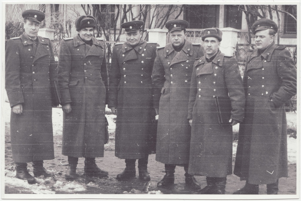 Tuletõrje Valitsuse komisjon Pärnu LTK kontrollimas, 1956.a.