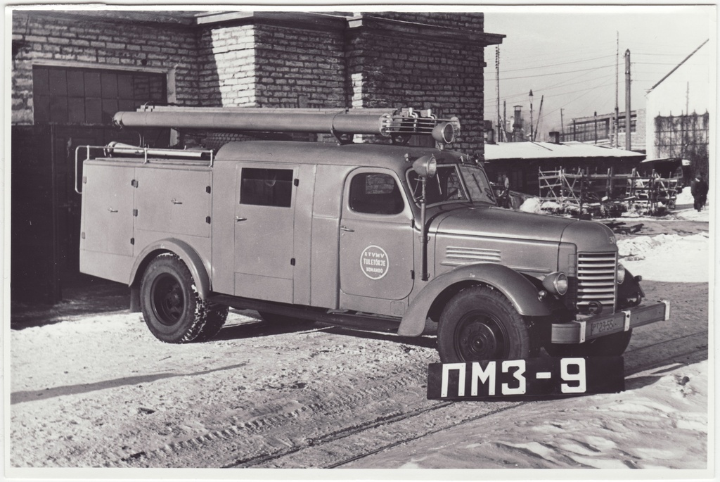 Tuletõrje paakauto ПМЗ-9, 1956.a.
