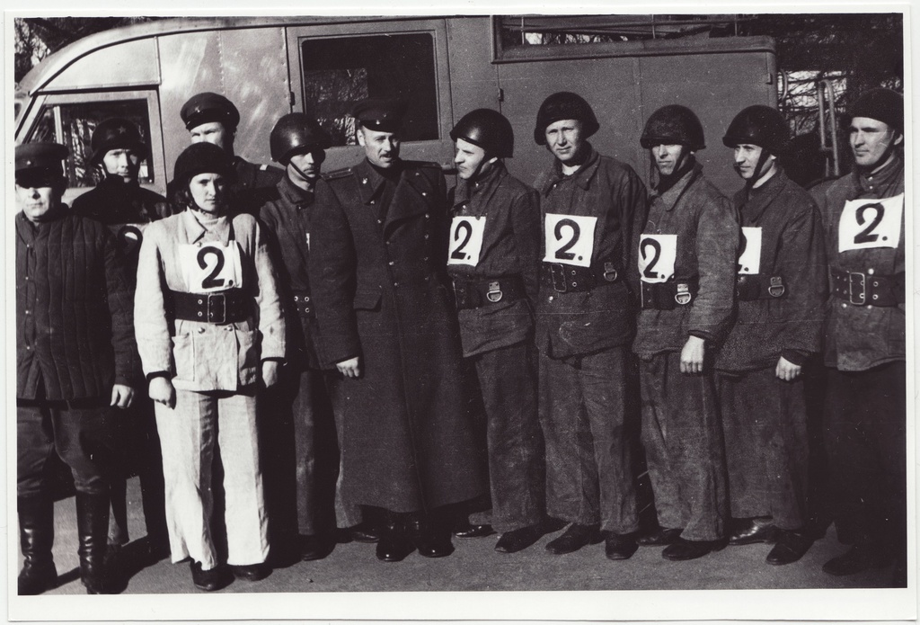 Kevadine tuletõrje teatejooks, III ÜSTK võistkond, 1951.a.