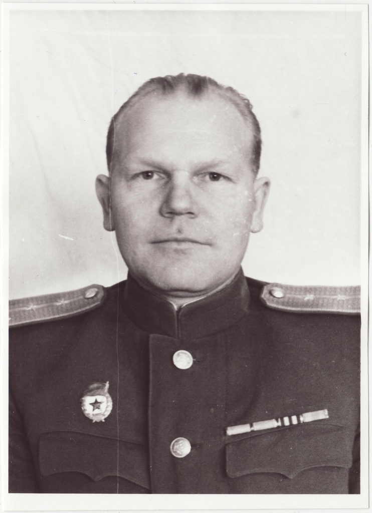 Portree: Jaan Vaarmann - ENSV SM Tuletõrje Valitsuse RTJO vaneminspektor, 1955.a.