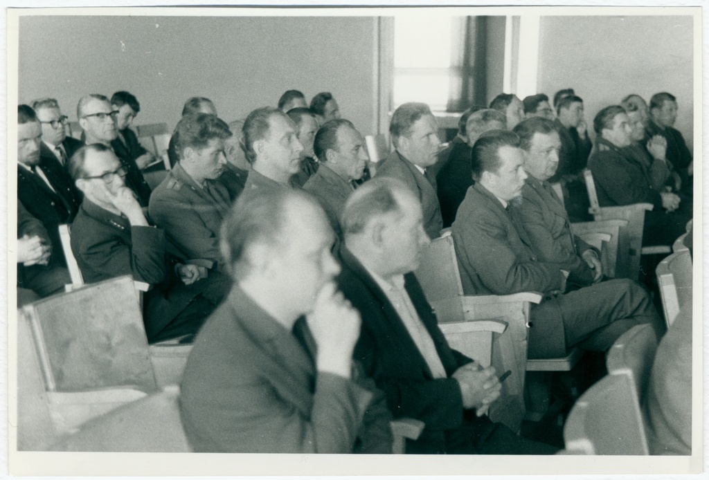 Tuletõrjujate nõupidamine Adaveres, 1970.a.