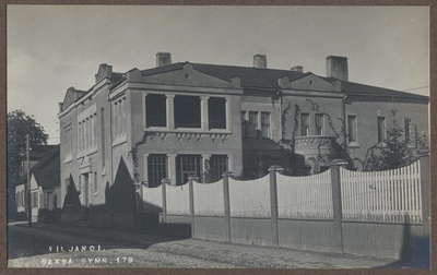 Photo, Viljandi, German Gymnasium, Jakobson tn 47c, approx. 1915  duplicate photo