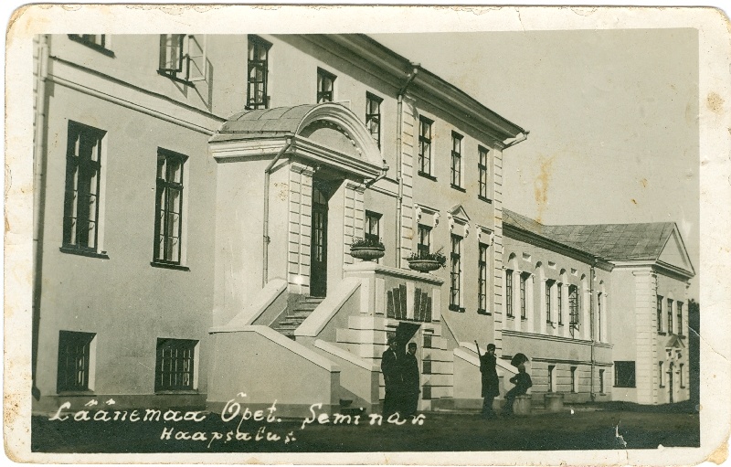 Photo. Läänemaa Teachers Seminar. School building in 1932.