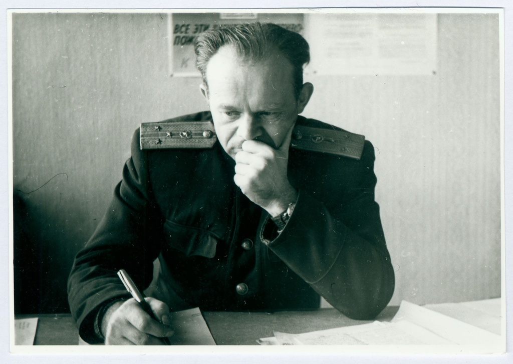 Tuletõrje Valitsuse agitatsioonigrupi vaneminspektor Heino Arro
1959
