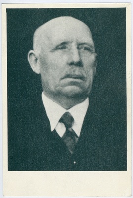 Portree. Laanekõrb, Gustav - Tallinna TÜ esimees 1924-1926.  duplicate photo