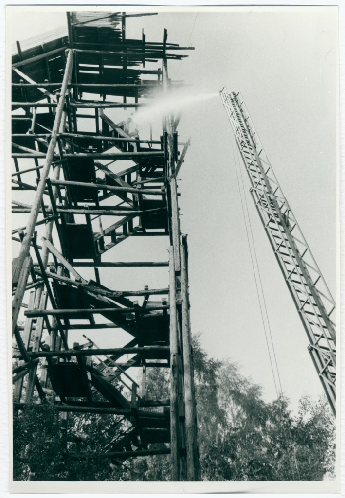 Suusahüppetorni põleng, 1970.a.