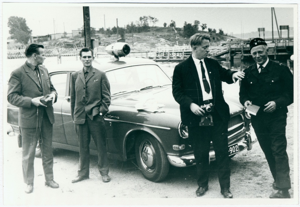 Eesti NSV sõjaväestatud tuletõrje töötajad Soomes, 1967.a.