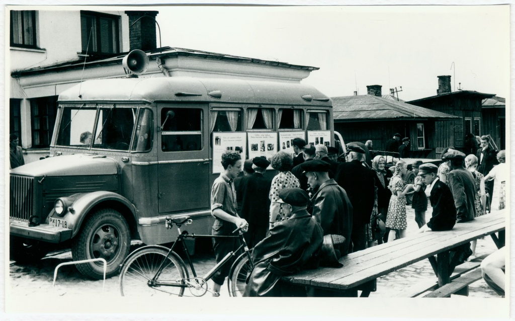 Agitatsiooniauto Rakvere turul, 1959.a.