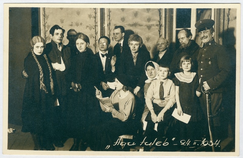 Nõmme VTÜ näiteringi lavastus - Agu tuleb, 1934.a.