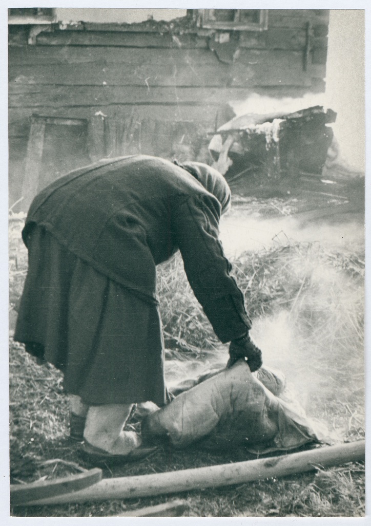 Tulekahju kustutamine A.Reha elumajas. 1961.