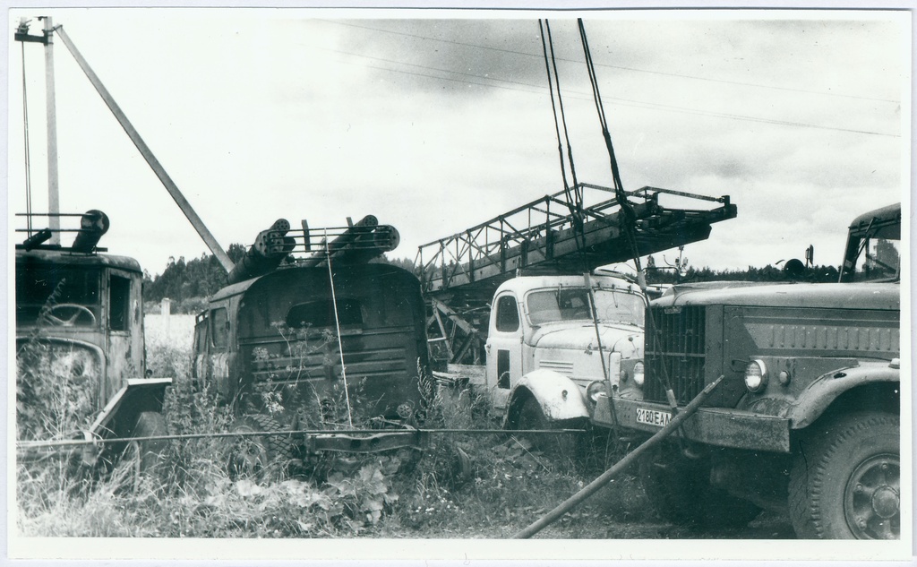 Eesti Tuletõrjemuuseumis Järvamaa filiaalis hoitav tuletõrjetehnika. Autoredel ALK-26 1995.