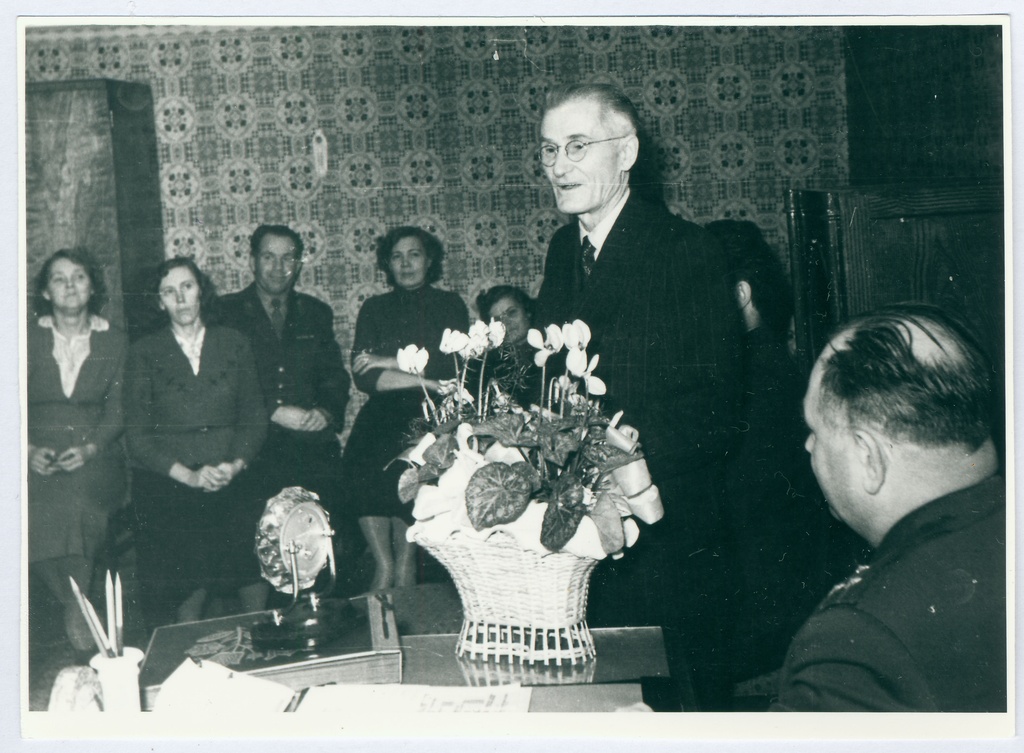 Johannes Rätsepa pensionile saatmine 1960