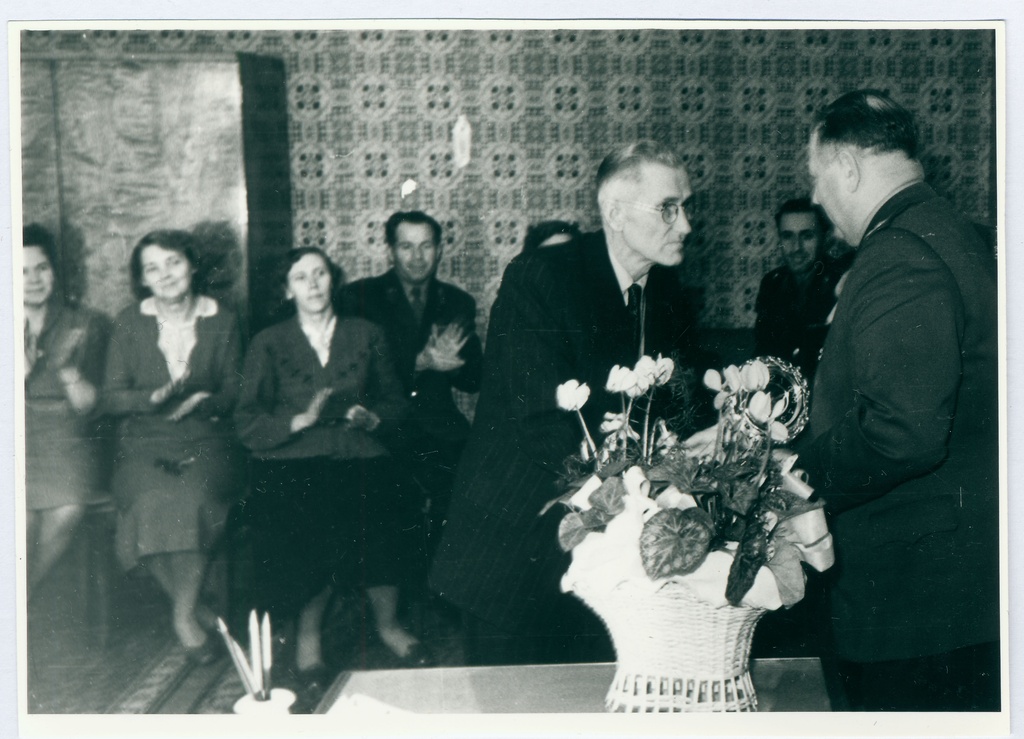 Johann Rätsepa pensionile saatmine 1960