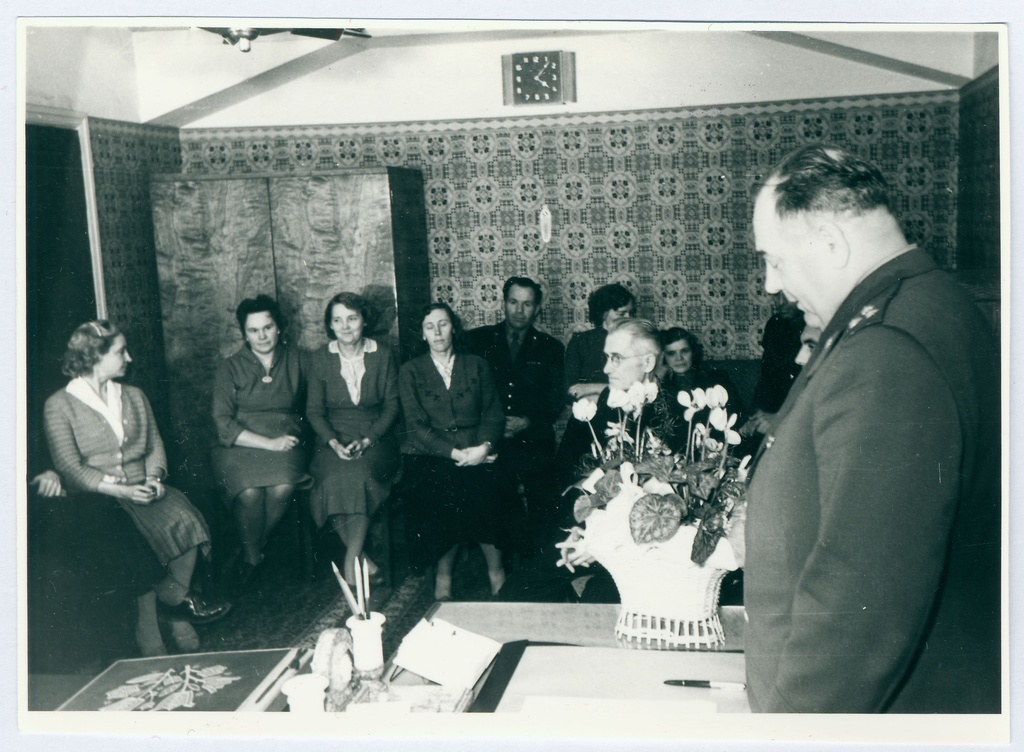 Johann Rätsepa pensionile saatmine 1960