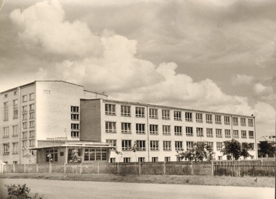 Photo, Paide Secondary School in 1965.  similar photo