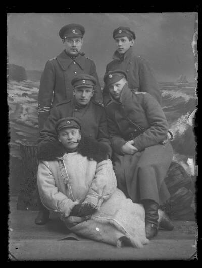 klaasnegatiivid, Esimene Maailmasõda, tegevus Riia all