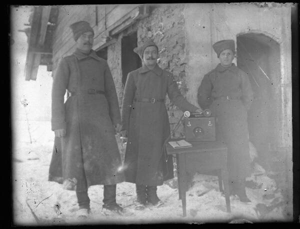 klaasnegatiivid, Esimene Maailmasõda, tegevus Riia all