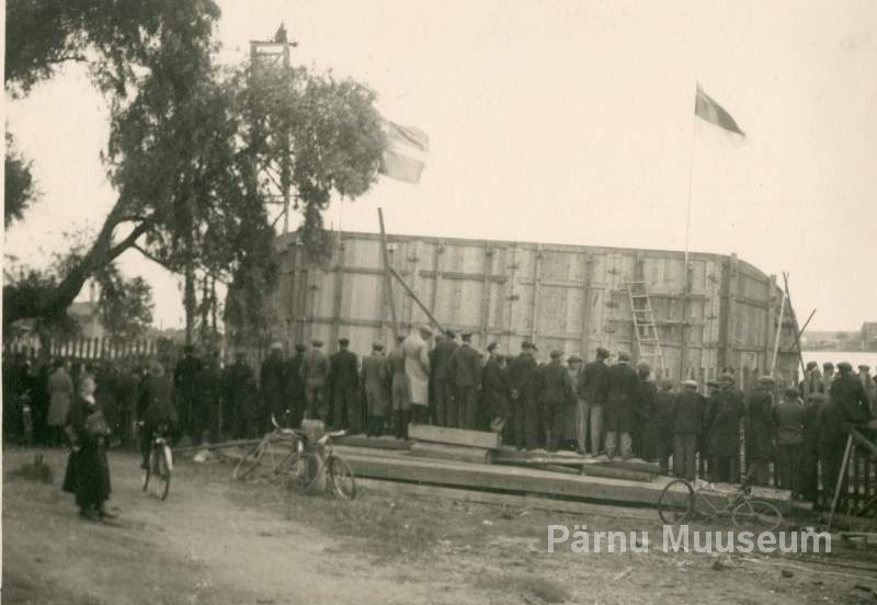 Photo, the average part of Pärnu Coast Pavilion, where the Coast Cafe was located.