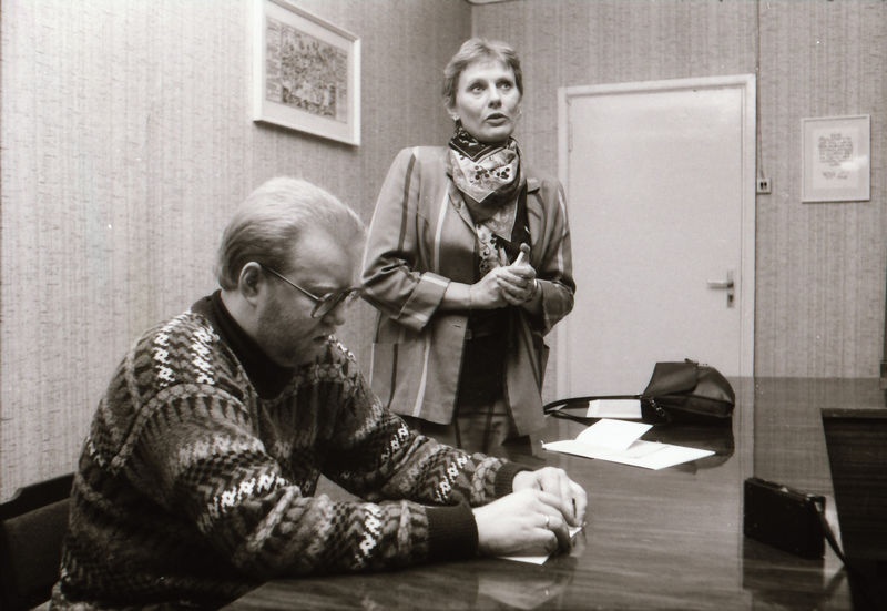 Mart Laar, Karin Jaani Eesti Kristlik-Demokraatliku Liidu koosolekul