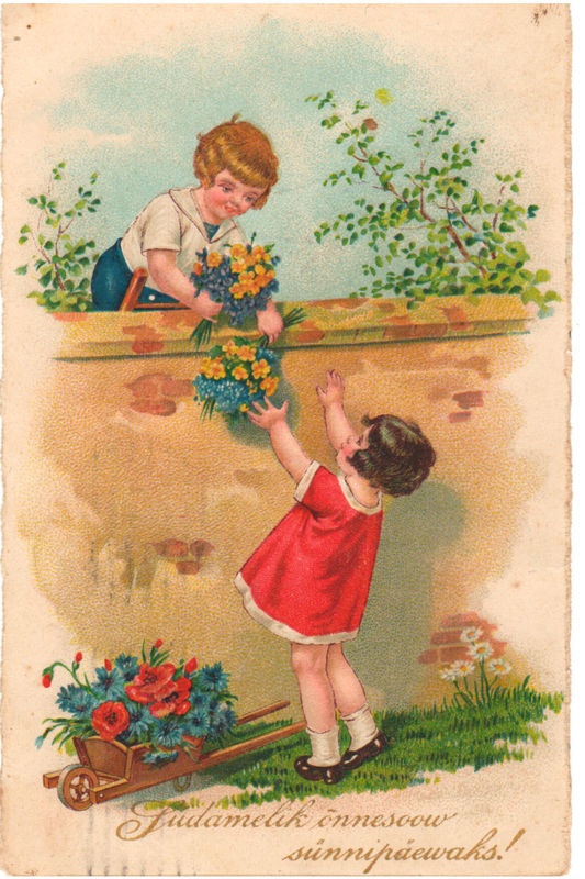 Postkaart, Südamlik õnnesoov sünnipäevaks!