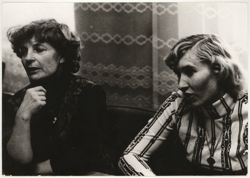 Habaja sovhoosi klubi
juhataja Laine Vili, komsomolisekretär Sirje Saulep