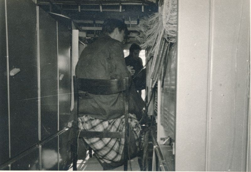 Foto. Risti automaatjaama laiendus 1978.