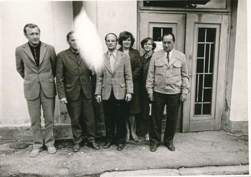 Foto. Tartu STES esindajad Haapsalu 1977.