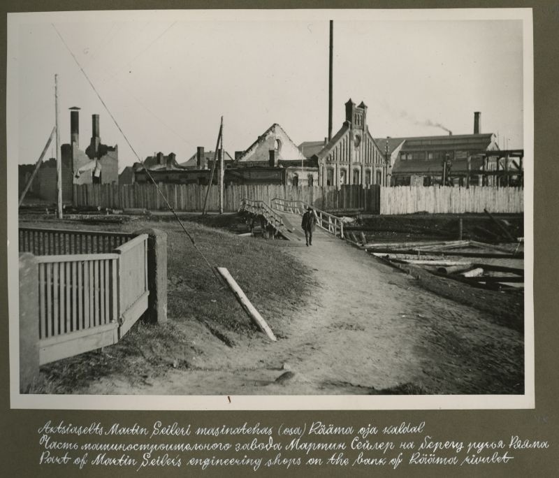 Company Martin Seiler Machine Factory (Part) on the shore of Rääma oja