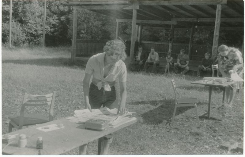 Foto. "Väinamere Sidemängud" Doorakul 1988. Kutseala võistlused.